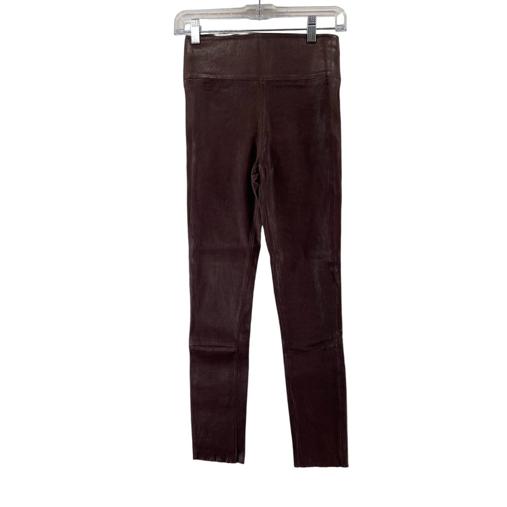 SPRWMN Lamb Leather Crop Leggings Size XS